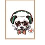 Quadro Decorativo Panda Hipster