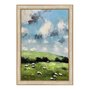 Quadro Decorativo Pastagens E Animais Vintage Farmhouse