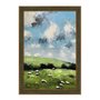 Quadro Decorativo Pastagens E Animais Vintage Farmhouse