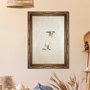 Quadro Decorativo Patos Vintage Minimalista