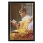 Quadro Decorativo Pintura "A Garota Lendo" de Jean Honoré Fragonard