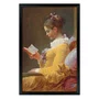 Quadro Decorativo Pintura "A Garota Lendo" de Jean Honoré Fragonard