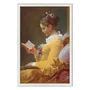 Quadro Decorativo Pintura "A Garota Lendo" de Jean Honoré Fragonard