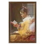 Quadro Decorativo Pintura "A Garota Lendo" de Jean Honoré Fragonard