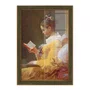 Quadro Decorativo Pintura "A Garota Lendo" de Jean Honoré Fragonard