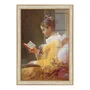 Quadro Decorativo Pintura "A Garota Lendo" de Jean Honoré Fragonard