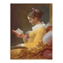 Quadro Decorativo Pintura "A Garota Lendo" de Jean Honoré Fragonard