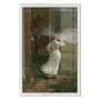 Quadro Decorativo Pintura The Dinner Horn Blowing The Horn At Seaside de Winslow Homer