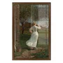 Quadro Decorativo Pintura The Dinner Horn Blowing The Horn At Seaside de Winslow Homer