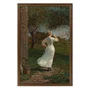 Quadro Decorativo Pintura The Dinner Horn Blowing The Horn At Seaside de Winslow Homer