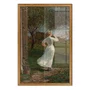 Quadro Decorativo Pintura The Dinner Horn Blowing The Horn At Seaside de Winslow Homer