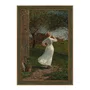 Quadro Decorativo Pintura The Dinner Horn Blowing The Horn At Seaside de Winslow Homer
