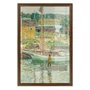 Quadro Decorativo Pintura Embarcação de Ostras, Cos Cob de Childe Hassam