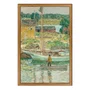 Quadro Decorativo Pintura Embarcação de Ostras, Cos Cob de Childe Hassam