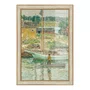 Quadro Decorativo Pintura Embarcação de Ostras, Cos Cob de Childe Hassam