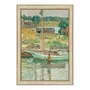 Quadro Decorativo Pintura Embarcação de Ostras, Cos Cob de Childe Hassam