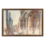 Quadro Decorativo Pintura Gôndolas Ancoradas no Grande Canal por John Singer Sargen
