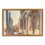 Quadro Decorativo Pintura Gôndolas Ancoradas no Grande Canal por John Singer Sargen
