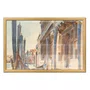Quadro Decorativo Pintura Gôndolas Ancoradas no Grande Canal por John Singer Sargen