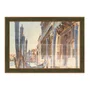 Quadro Decorativo Pintura Gôndolas Ancoradas no Grande Canal por John Singer Sargen