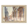 Quadro Decorativo Pintura Gôndolas Ancoradas no Grande Canal por John Singer Sargen