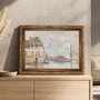 Quadro Decorativo Pintura "Inundação em Port-Marly" de Alfred Sisley