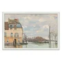 Quadro Decorativo Pintura "Inundação em Port-Marly" de Alfred Sisley
