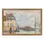 Quadro Decorativo Pintura "Inundação em Port-Marly" de Alfred Sisley