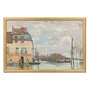 Quadro Decorativo Pintura "Inundação em Port-Marly" de Alfred Sisley