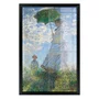 Quadro Decorativo Pintura "Mulher Com um Guarda-Sol – Madame Monet e seu Filho" de Claude Monet