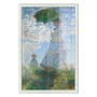 Quadro Decorativo Pintura "Mulher Com um Guarda-Sol – Madame Monet e seu Filho" de Claude Monet