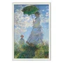 Quadro Decorativo Pintura "Mulher Com um Guarda-Sol – Madame Monet e seu Filho" de Claude Monet
