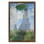 Quadro Decorativo Pintura "Mulher Com um Guarda-Sol – Madame Monet e seu Filho" de Claude Monet