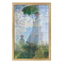 Quadro Decorativo Pintura "Mulher Com um Guarda-Sol – Madame Monet e seu Filho" de Claude Monet