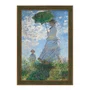Quadro Decorativo Pintura "Mulher Com um Guarda-Sol – Madame Monet e seu Filho" de Claude Monet