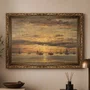 Quadro Decorativo Pintura "Pôr do sol em Scheveningen" de Hendrik Willem Mesdag