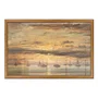 Quadro Decorativo Pintura "Pôr do sol em Scheveningen" de Hendrik Willem Mesdag