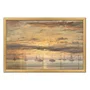 Quadro Decorativo Pintura "Pôr do sol em Scheveningen" de Hendrik Willem Mesdag