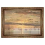 Quadro Decorativo Pintura "Pôr do sol em Scheveningen" de Hendrik Willem Mesdag