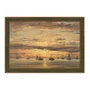 Quadro Decorativo Pintura "Pôr do sol em Scheveningen" de Hendrik Willem Mesdag