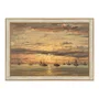 Quadro Decorativo Pintura "Pôr do sol em Scheveningen" de Hendrik Willem Mesdag