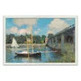 Quadro Decorativo Pintura "A Ponte de Argenteuil" de Claude Monet