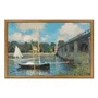 Quadro Decorativo Pintura "A Ponte de Argenteuil" de Claude Monet