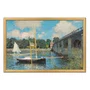 Quadro Decorativo Pintura "A Ponte de Argenteuil" de Claude Monet
