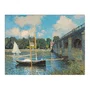 Quadro Decorativo Pintura "A Ponte de Argenteuil" de Claude Monet