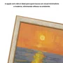 Quadro Decorativo Pintura Pôr do Sol no Mar Estilo Modern Heritage