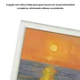 Quadro Decorativo Pintura Pôr do Sol no Mar Estilo Modern Heritage