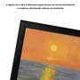 Quadro Decorativo Pintura Pôr do Sol no Mar Estilo Modern Heritage