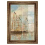 Quadro Decorativo Pintura "Porto de Iates de Trouville-Deauville" de Eugène Boudin
