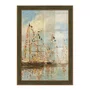 Quadro Decorativo Pintura "Porto de Iates de Trouville-Deauville" de Eugène Boudin